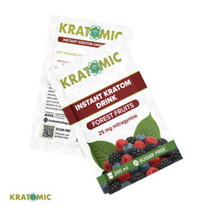 Bebida instantánea de kratom Frutas del bosque - Kratomic