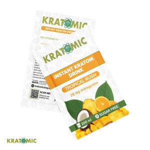 Bebida instantánea de kratom Tropical Rush - Kratomic